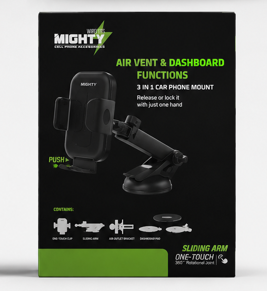 3 In 1 Car Phone Mount
