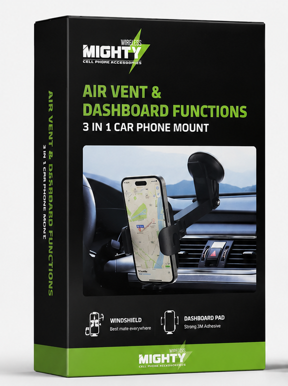 3 In 1 Car Phone Mount