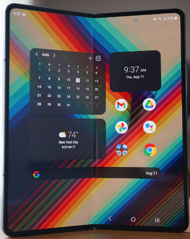 Samsung - Galaxy Z Fold 4, 5G 256GB - Graygreen (Unlocked)