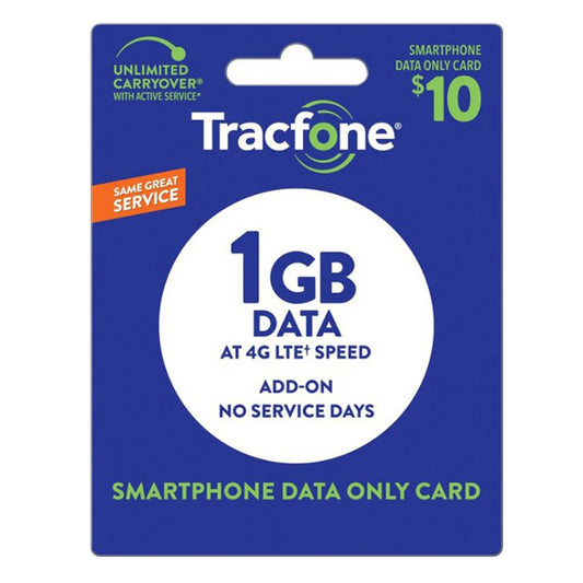 Tracfone 1 GB Data $10 Plan (Payment)