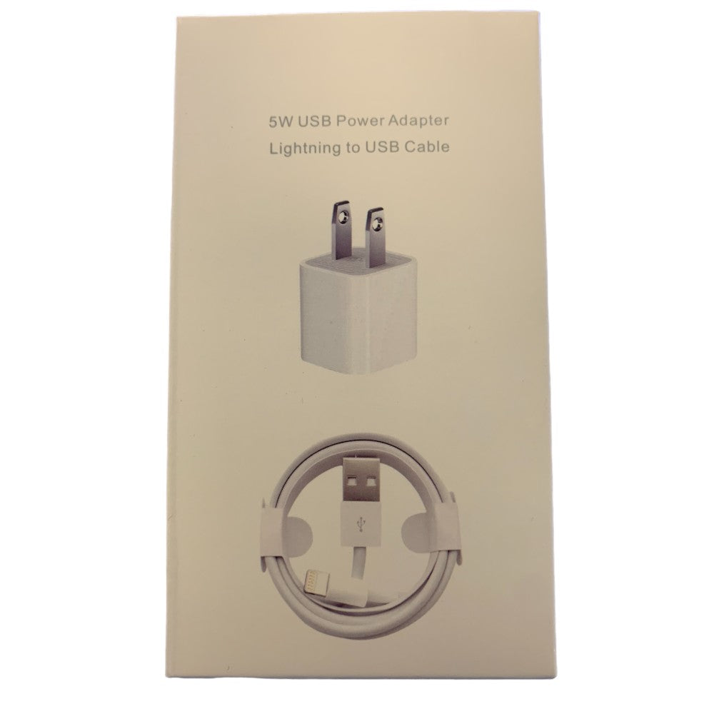 5W USB Power Adapter Lighting to USB Cable