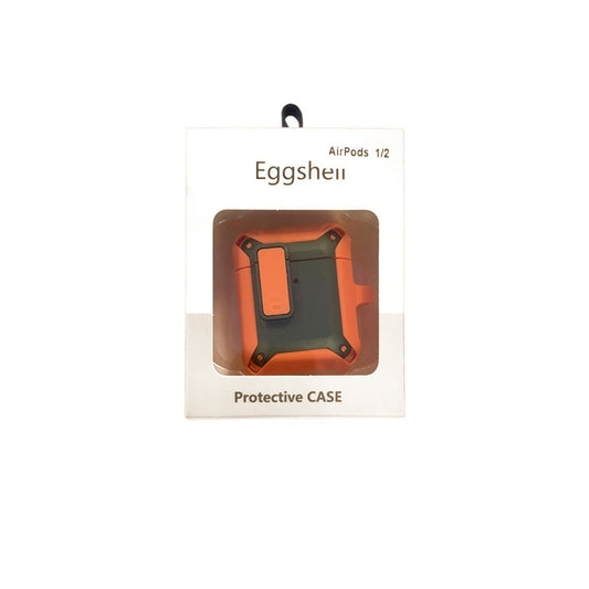 Eggshell Protective Case for Airpods 1/2 - Orange