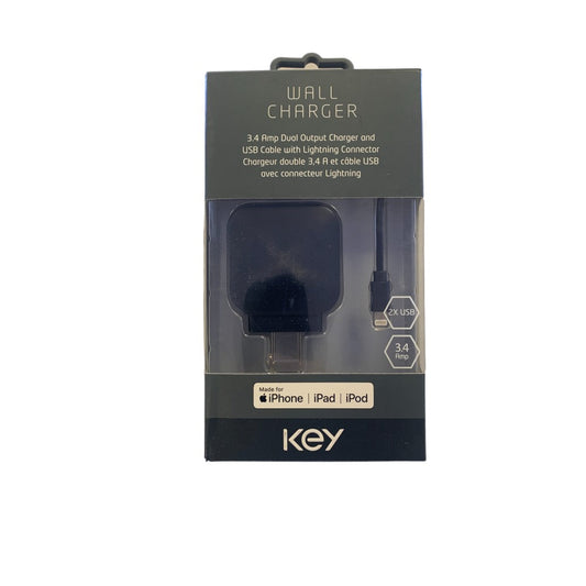 Key Wall Charger for iPhone/iPad/iPod