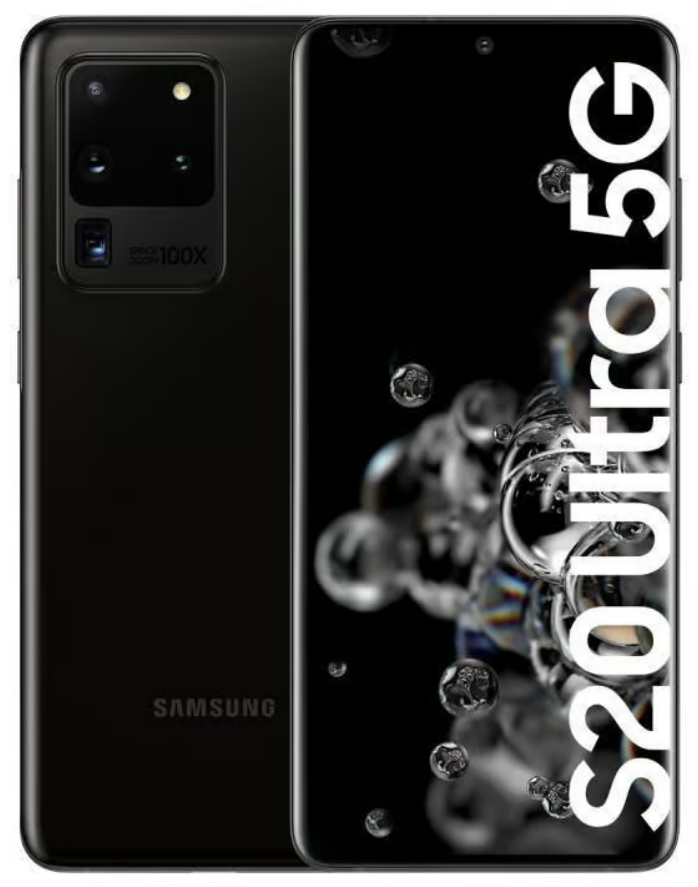 Samsung Galaxy S20 Ultra 5G, 128GB DUAL SIM Phone, connect to any carrier!