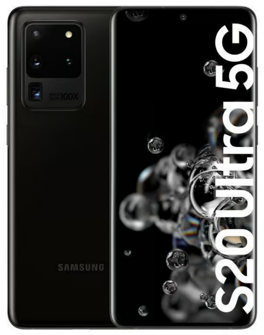 Samsung Galaxy S20 Ultra 5G, 128GB DUAL SIM Phone, connect to any carrier!