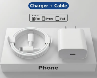 20W USB-C Power Adapter USB-C to Lightning Cable (Set)