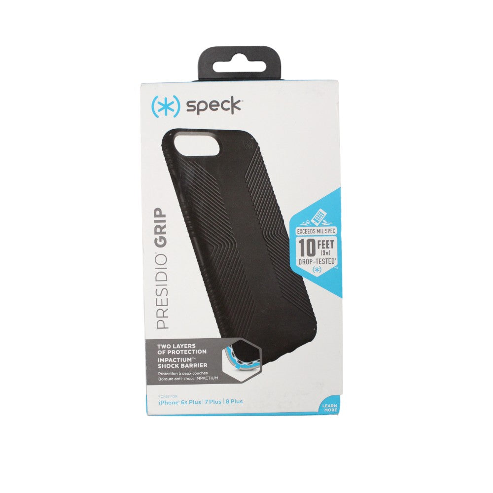 Speck Apple iPhone 8 Plus/7 Plus/6s Plus/6 Plus Presidio Grip Case - Black Speck Apple iPhone 8 Plus/7 Plus/6s Plus/6 Plus Presidio Grip Case - Black