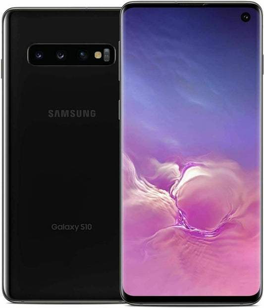 Samsung Galaxy S10, 128GB Unlocked Phone in Ceramic Black, Connect to any carrier!