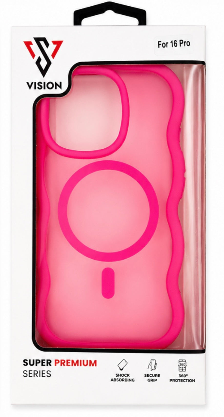Wavy frame Magnetic Mag Case for  iPhone 16 Pro