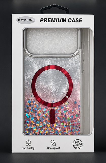 iPhone 17 Pro Max Wireless Magnetic Case , Ring Stand Case