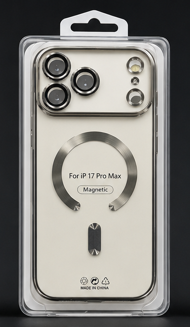 iPhone 17 Pro Max Wireless Magnetic Case , Ring Stand Case