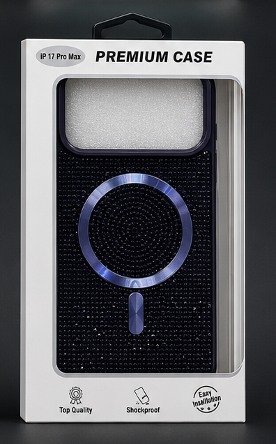 iPhone 17 Pro Max Wireless Magnetic Case , Ring Stand Case