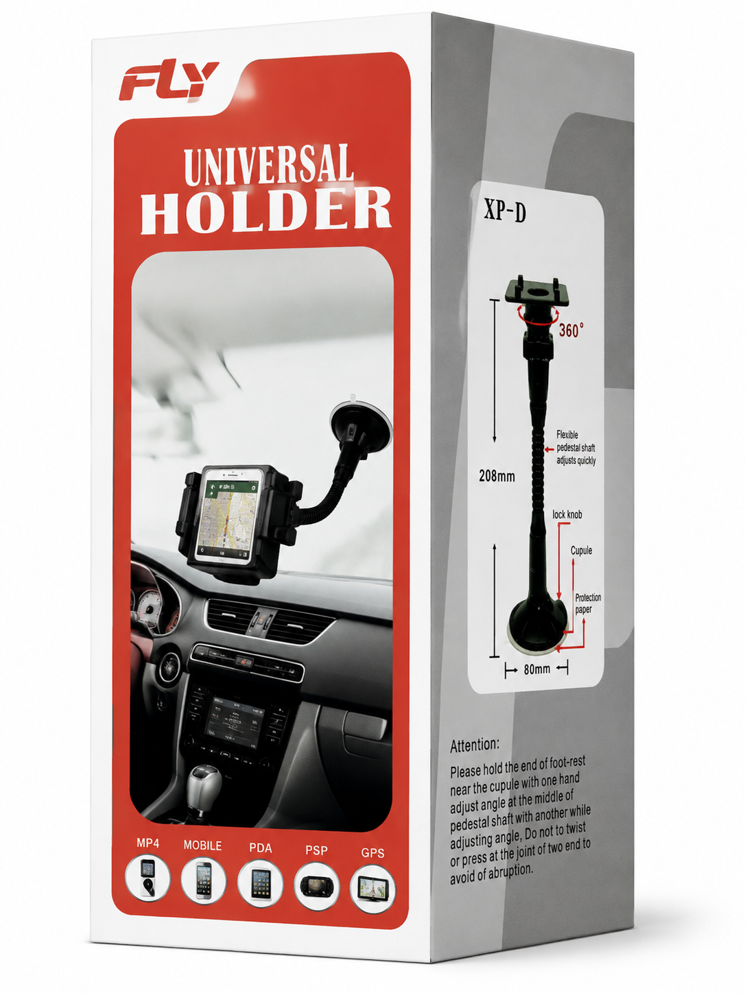 Universal In-car Mobile Phone Holder