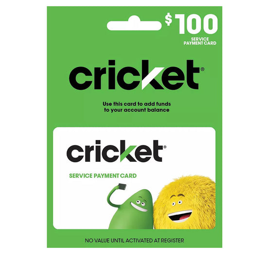 Cricket Mobile $100 Plan (Payment)