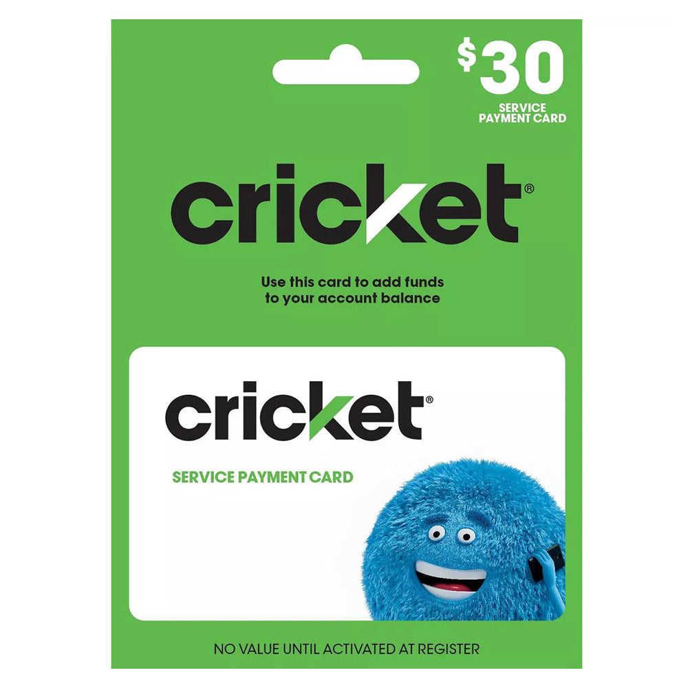Cricket Mobile $30 Plan (Payment)