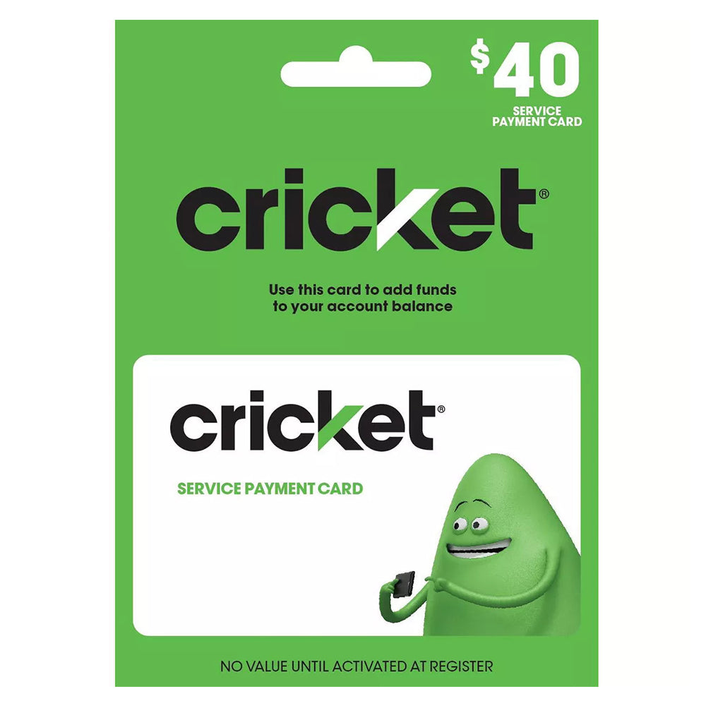 Cricket Mobile $40 Plan (Payment)