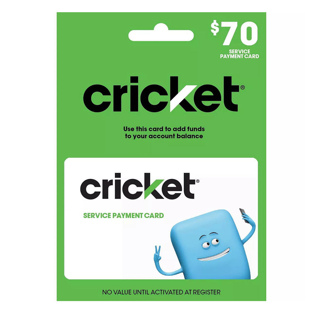 Cricket Mobile $70 Plan (Payment)