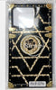 Glitter Ring Holder Case for IPhone 13 Pro- Black Geometrical