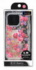 iPhone 13 Pro Glitter Liquid Quicksand Case -Floral