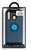 Black and Blue Hard Case With Ring Stand for Samsung A20/A205