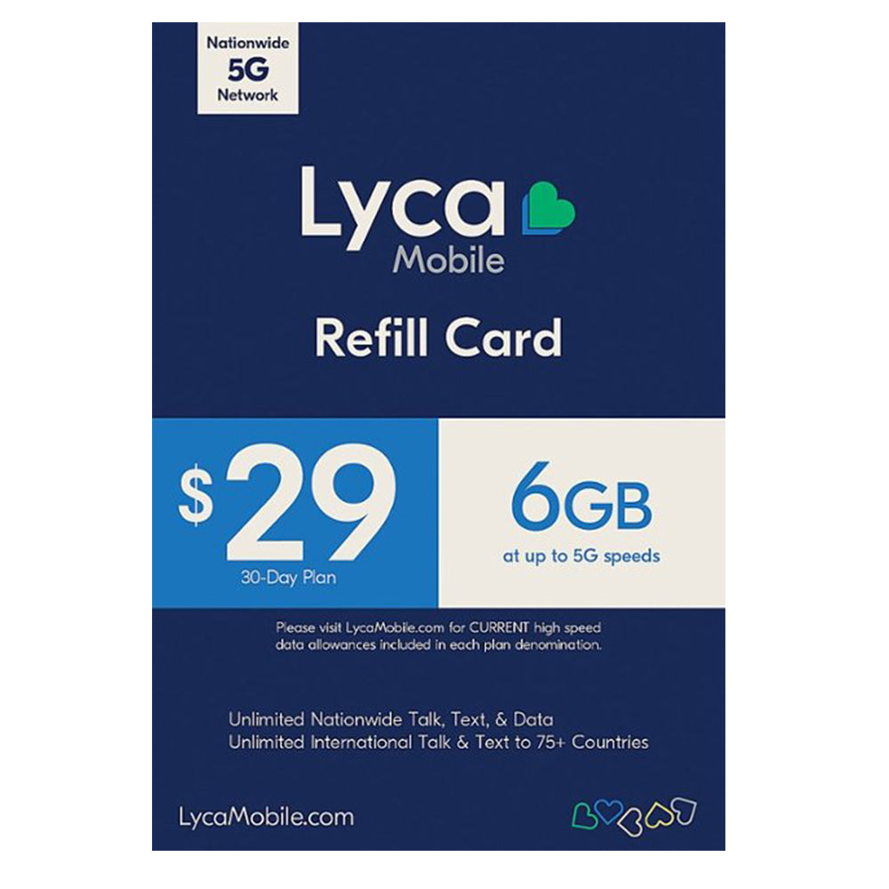 Lyca Mobile $29 Plan (Payment)