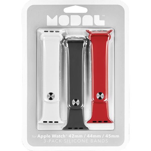 Modal 3 Pack Silicon Watch Bands 44/45 mm