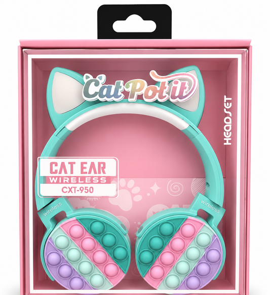 Cat Ear Wireless, Pop Bubble On- Ear  Headphone