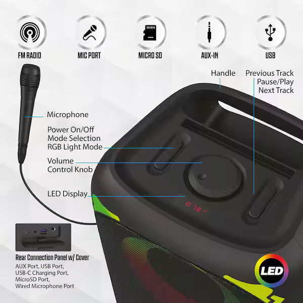 Super Bass Jobsite Speaker