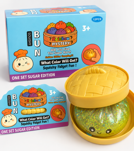 Super Soft Squishy Bun – Stress Relief Toy