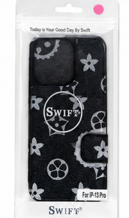 iPhone 13 Pro Luxury Monogram Card Holder case