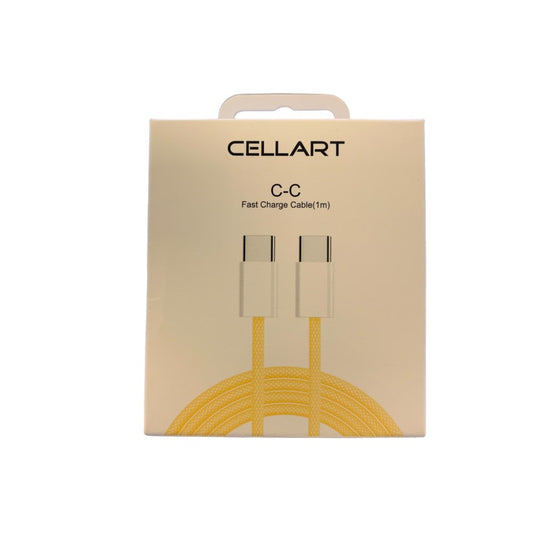 Cellart C-C Fast Charge Cable - Yellow