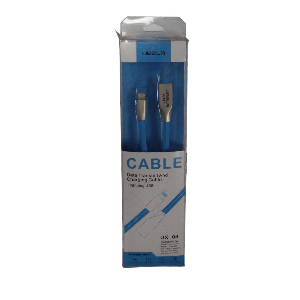 Data Transmit & Charging Cable - Blue