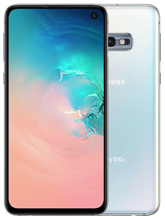 Samsung Galaxy S10E, 128GB Unlocked Prism White