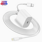 20W USB-C Power Adapter USB-C to Lightning Cable (Set)