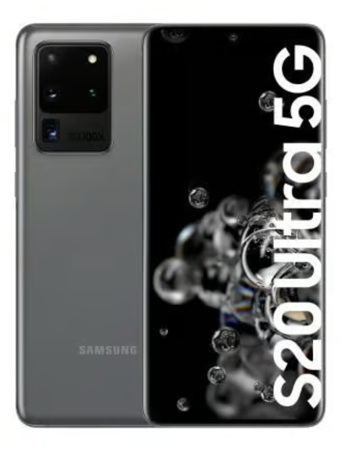 Samsung Galaxy S20 Ultra 5G, 128GB DUAL SIM Phone, connect to any