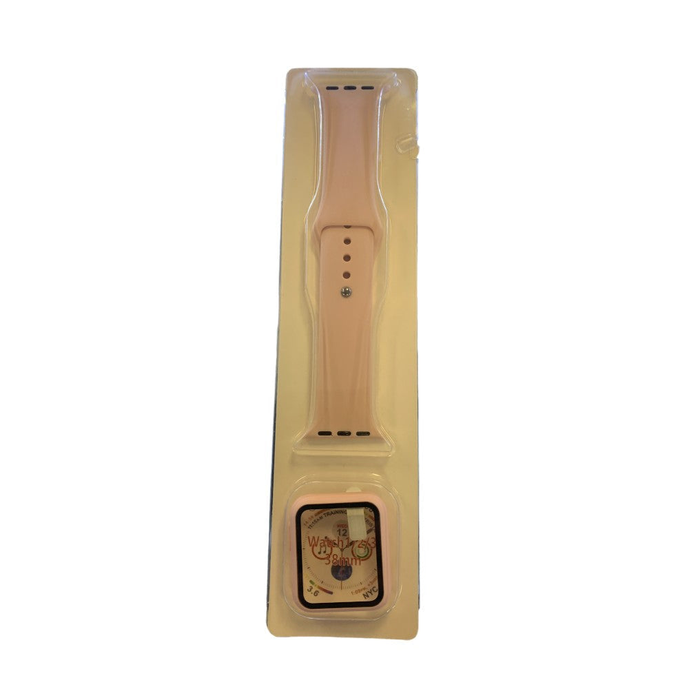 Smartwatch Band & Tempered Glass - Light Pink