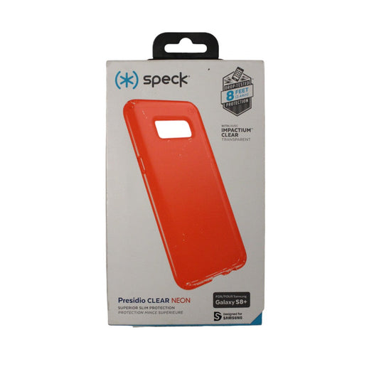 Speck Presidio Clear Neon Phone Case for S8+