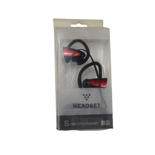 Sport Style Headset - Black & Red