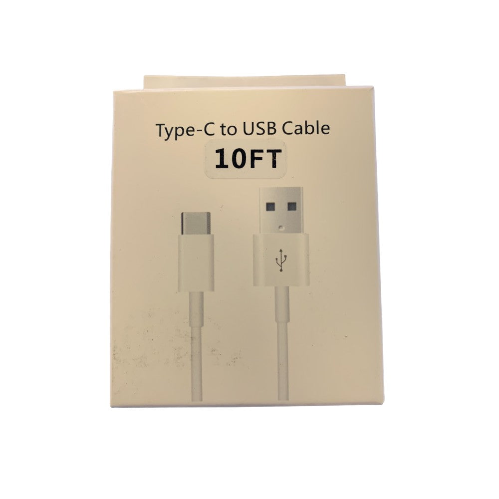 Type-C to USB Cable 10ft