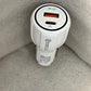 6.0A Car Charger 1USB 1 Type C Port